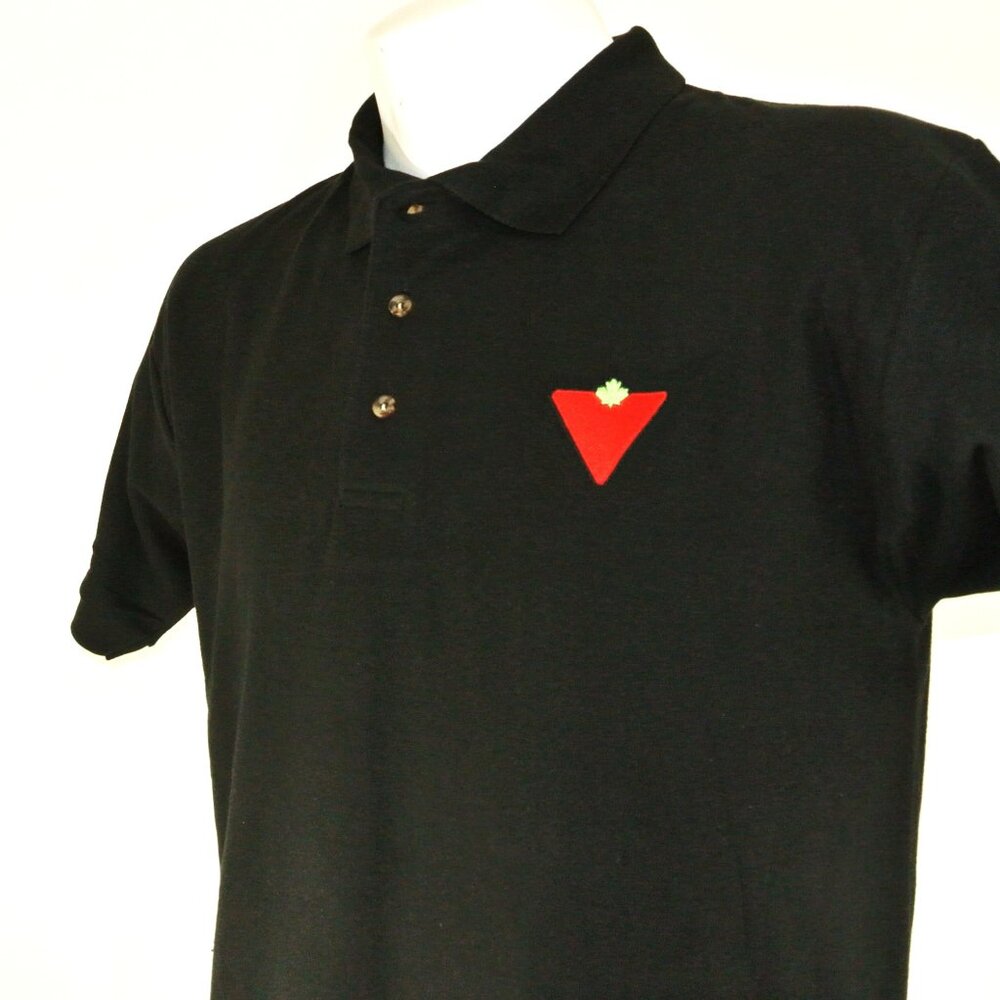 CANADIAN TIRE Store Employee Uniform Polo Shirt Black NEW Size S Small